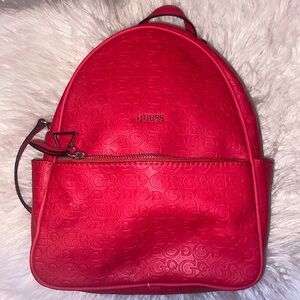 New Guess red mini backpack
